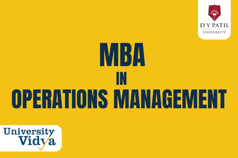 Online MBA in Operation Management